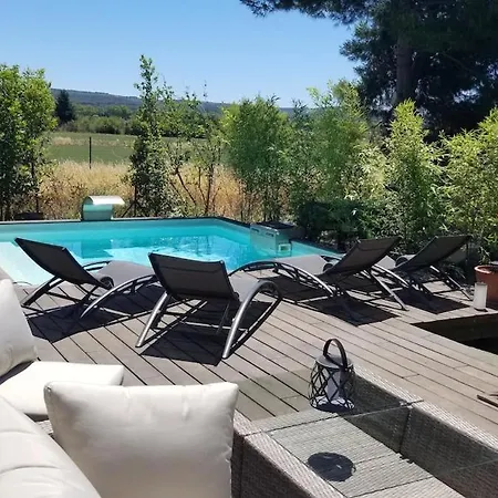 Bastide Avec Jardin Arbore, Piscine, Proche Plages Cournonsec