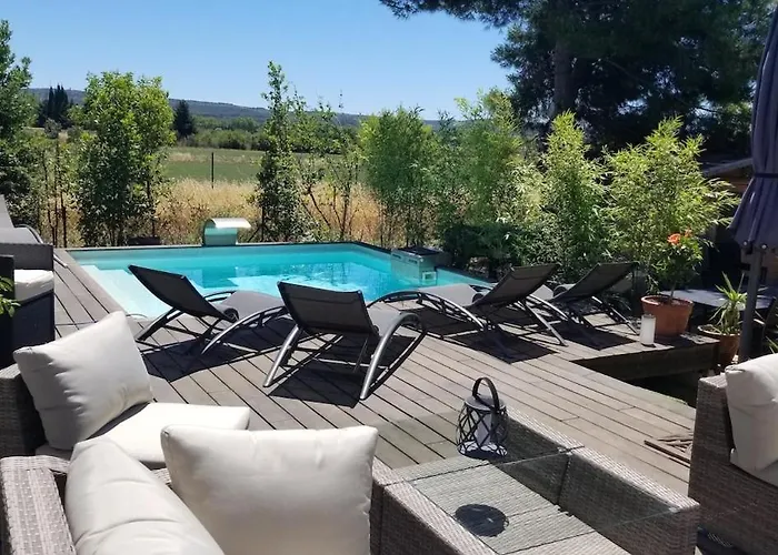 Bastide Avec Jardin Arbore, Piscine, Proche Plages Cournonsec